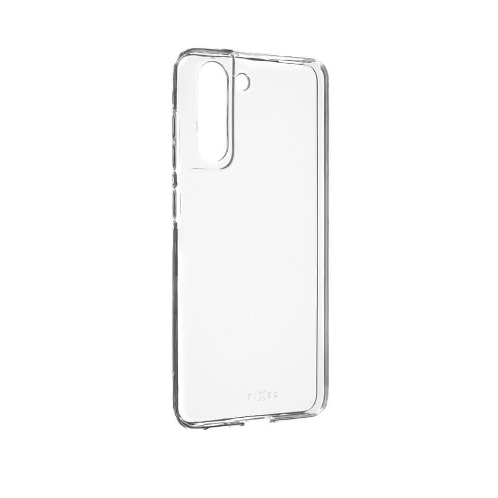 FIXED Ultratenké TPU gélové puzdro Skin pre Samsung Galaxy S21 FE, 0,6 mm, číre FIXTCS-722